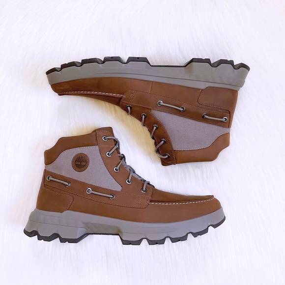 Timberland Men’s TBL Originals Ultra Chukka Boots In Rust - Picture 6 of 7